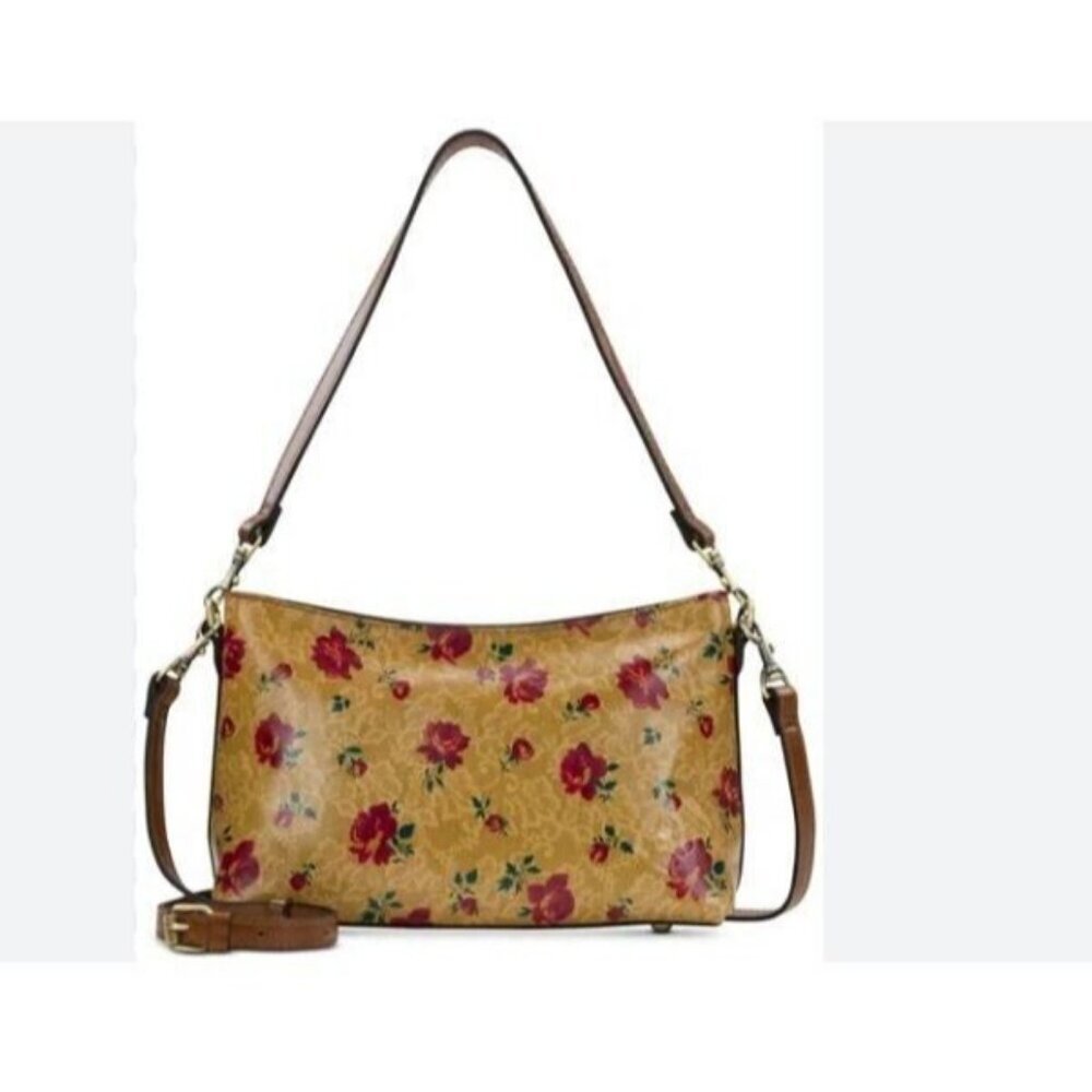 PATRICIA NASH Betta floral leather shoulder crossbody bag -Western Lace (Defect)
